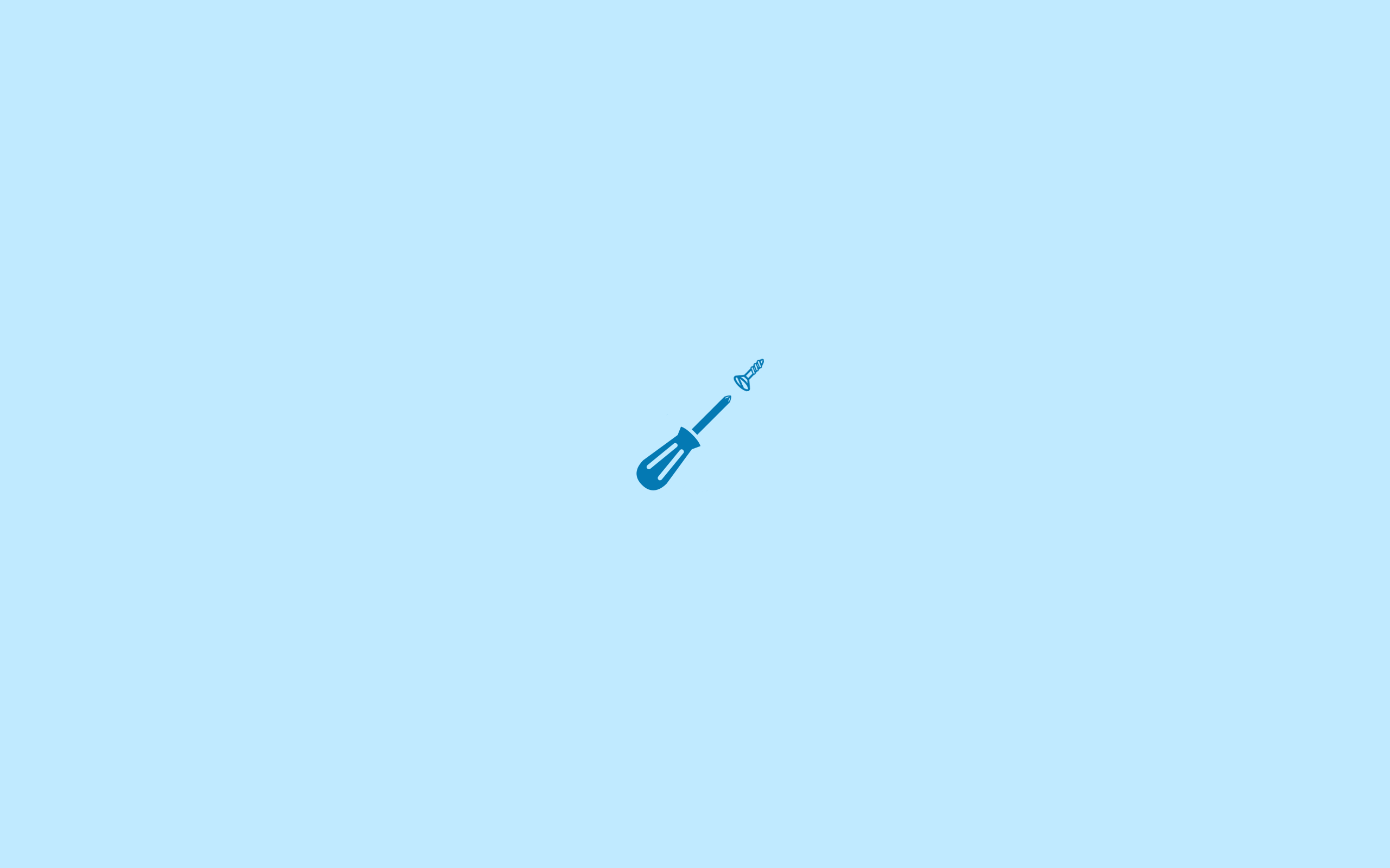 2560x1600 Minimalist Blue
