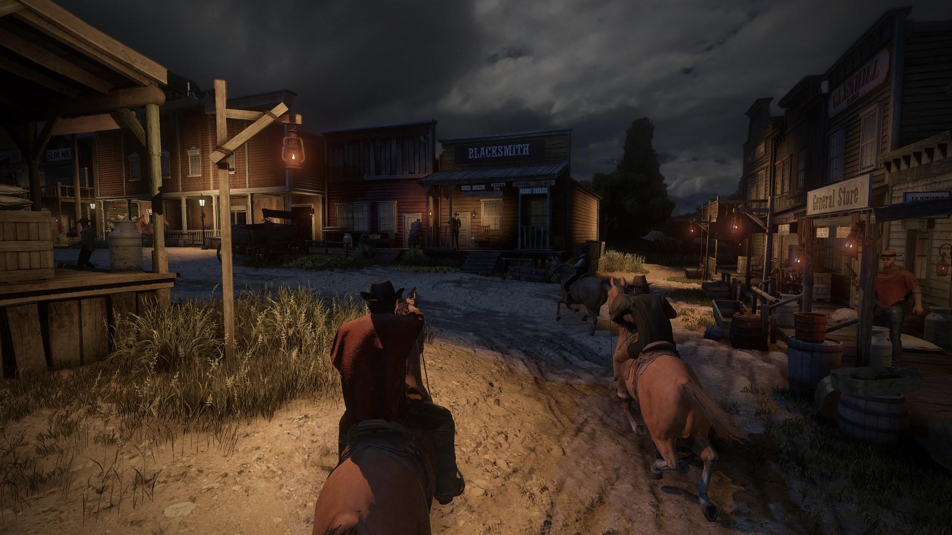 1920x1080 Wild West Online Riding MMO Game Wallpaper