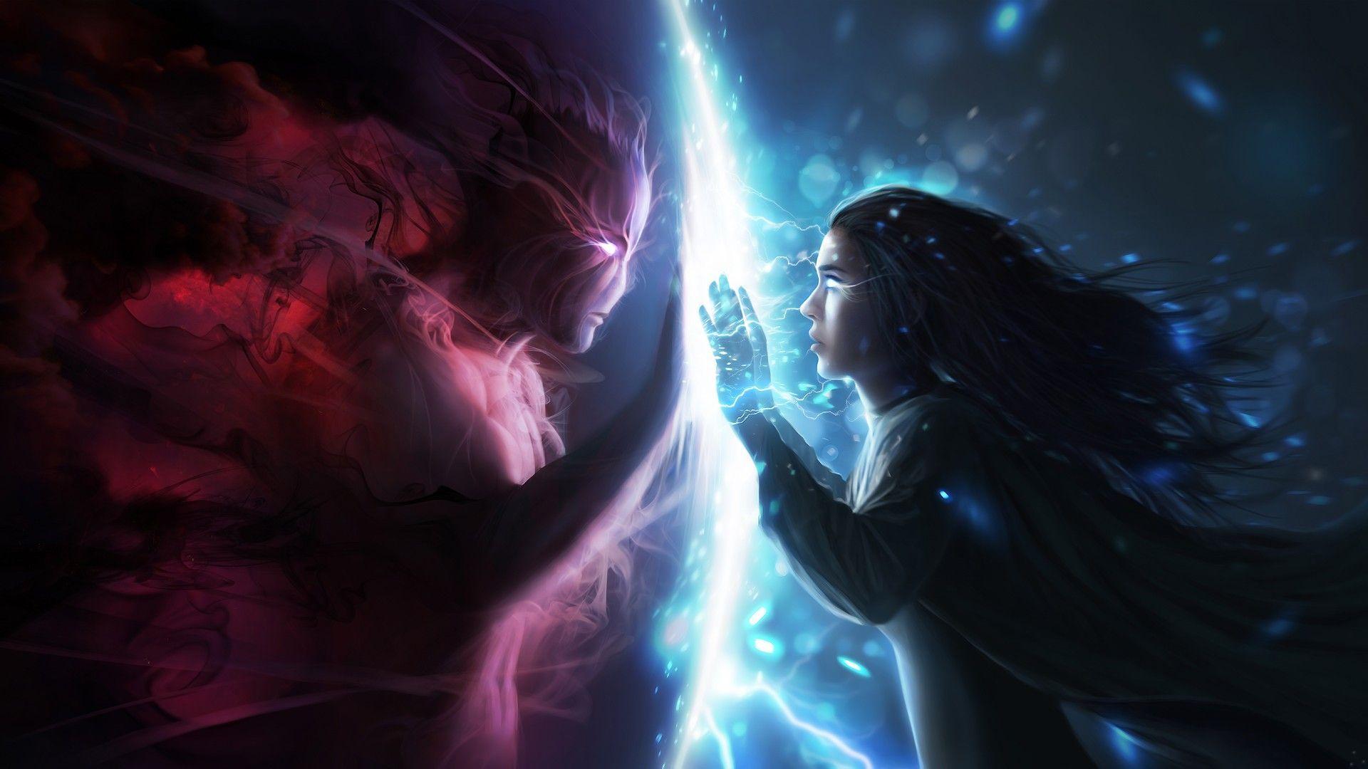 1920x1080 awesome Magic Desktop Background. Indigo children, Crystal children, Angels and demons