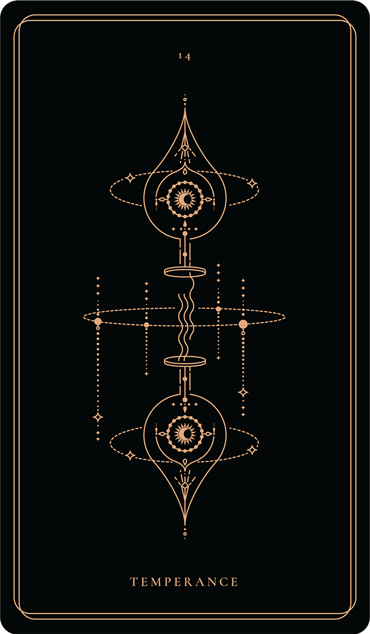 750x1285 Temperance. Tarot card tattoo, Tarot tattoo, The moon tarot card