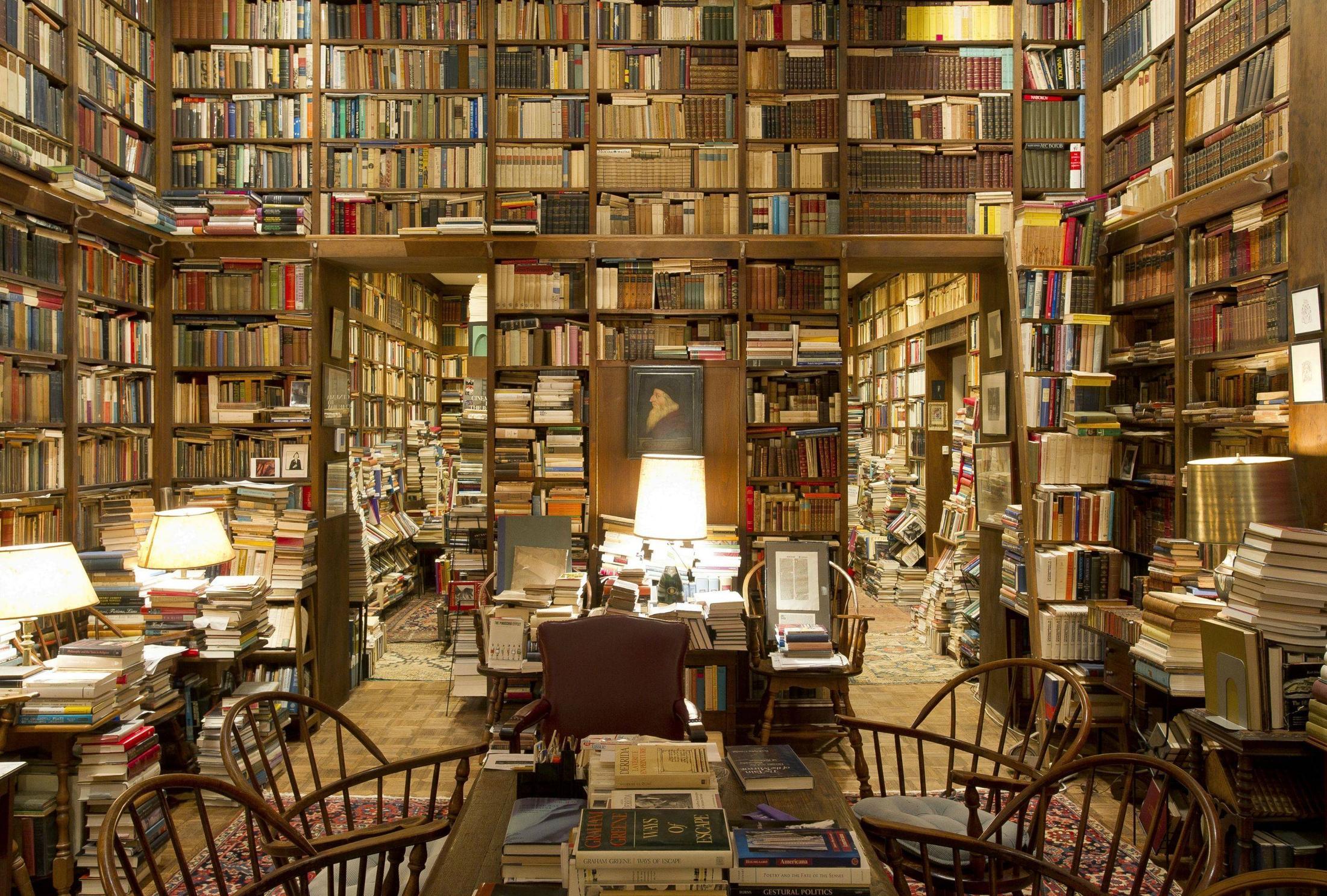 2202x1487 Library Wallpaper Image