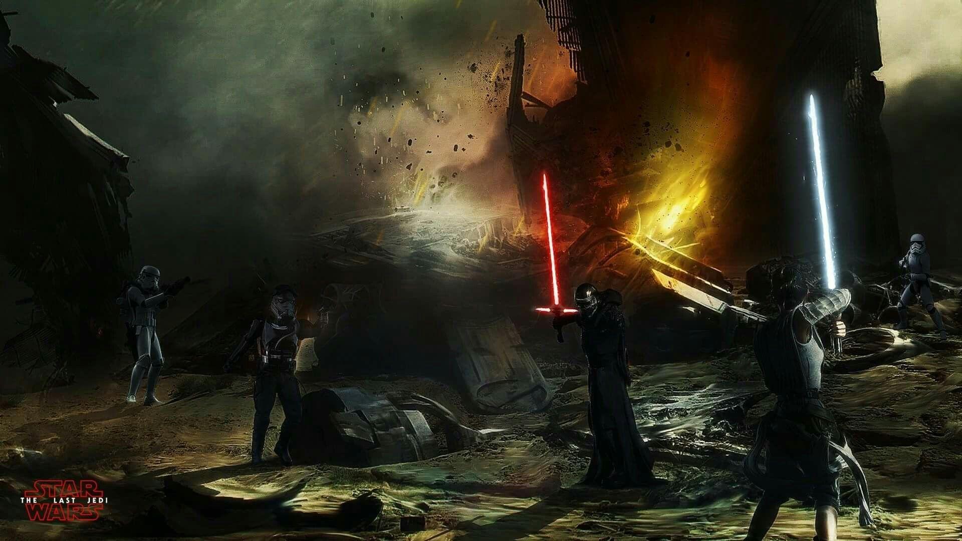 1920x1080 Star wars, gun fire, fan art, fight wallpaper. Star Wars Wallpaper