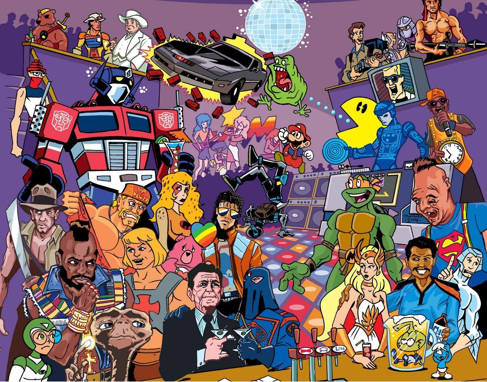 1600x1257 80s Movies Wallpaper