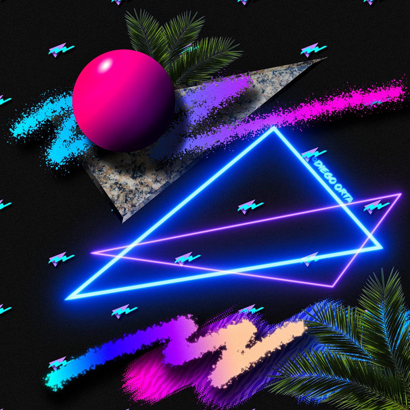 1400x1400 80s New Wave Art HD Wallpaper