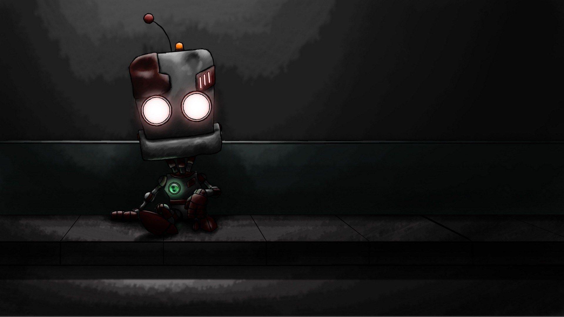 1920x1080 Robot Background Download Free