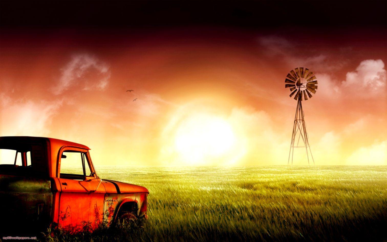 1512x945 Farm Desktop Wallpaper
