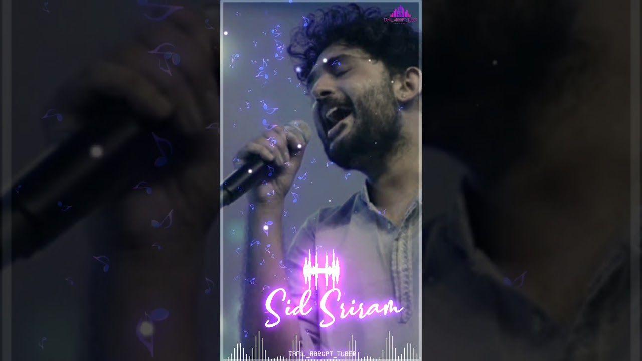 1280x720 Pudhu Vellai Mazhai cover by Sid Sriram. WhatsApp status