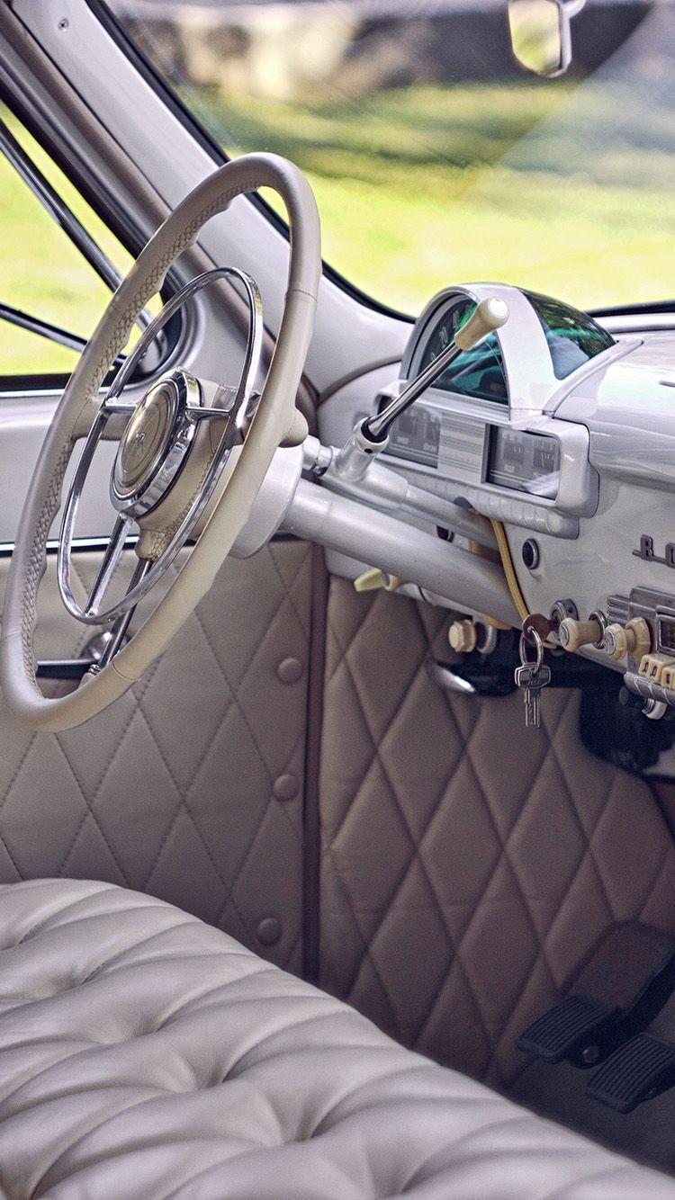 750x1334 iPhone 8 wallpaper. classic car drive bokeh