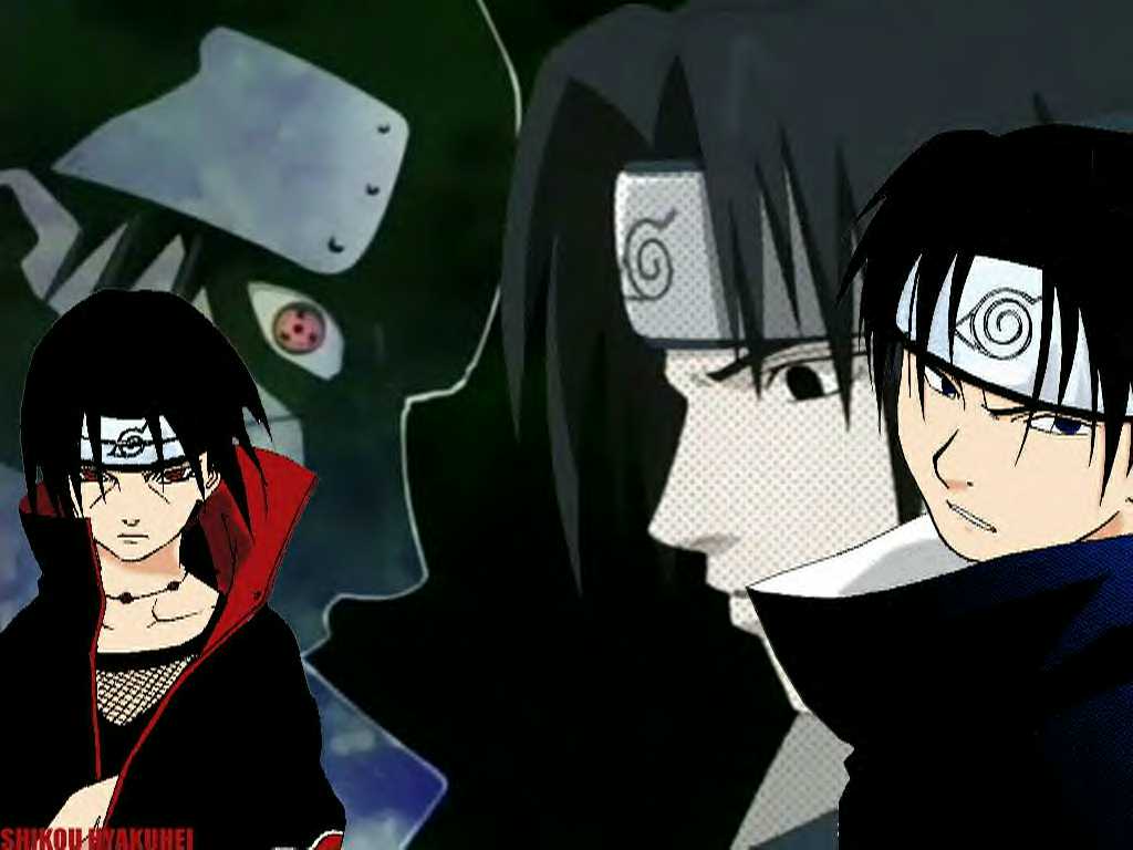 1024x768 Sasuke vs Itachi Wallpaper