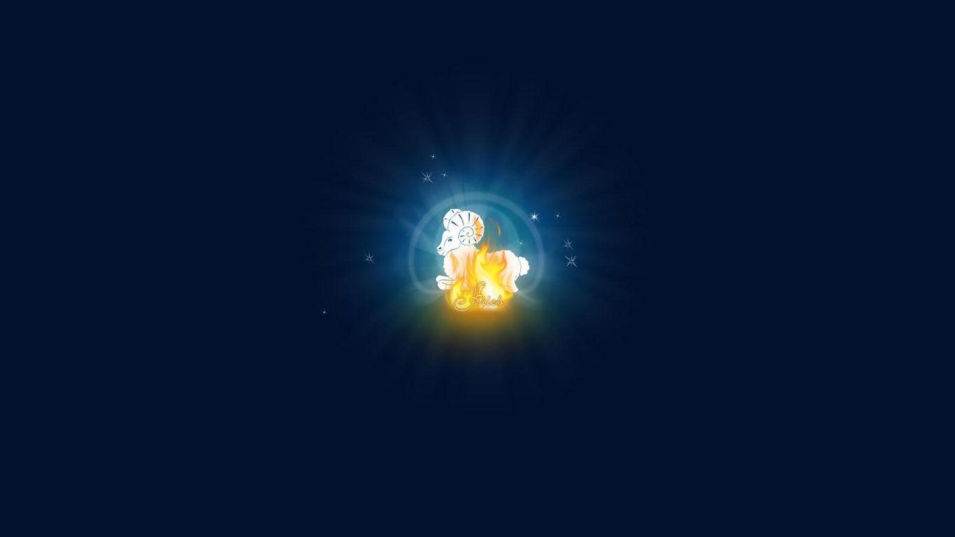 1366x768 Aries Zodiac Simbol Wallpaper Wallpaper