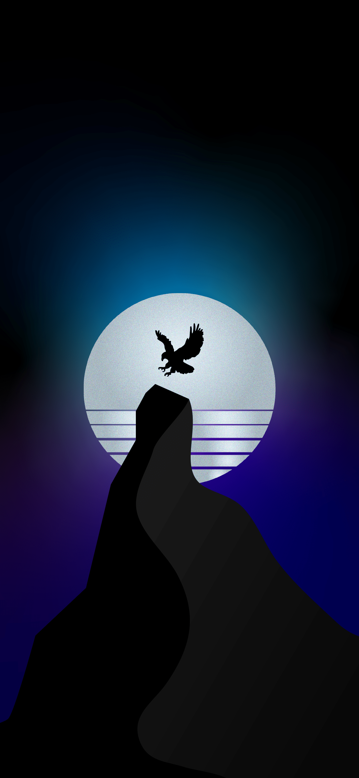1205x2609 Cool phone wallpaper Night Synthwave