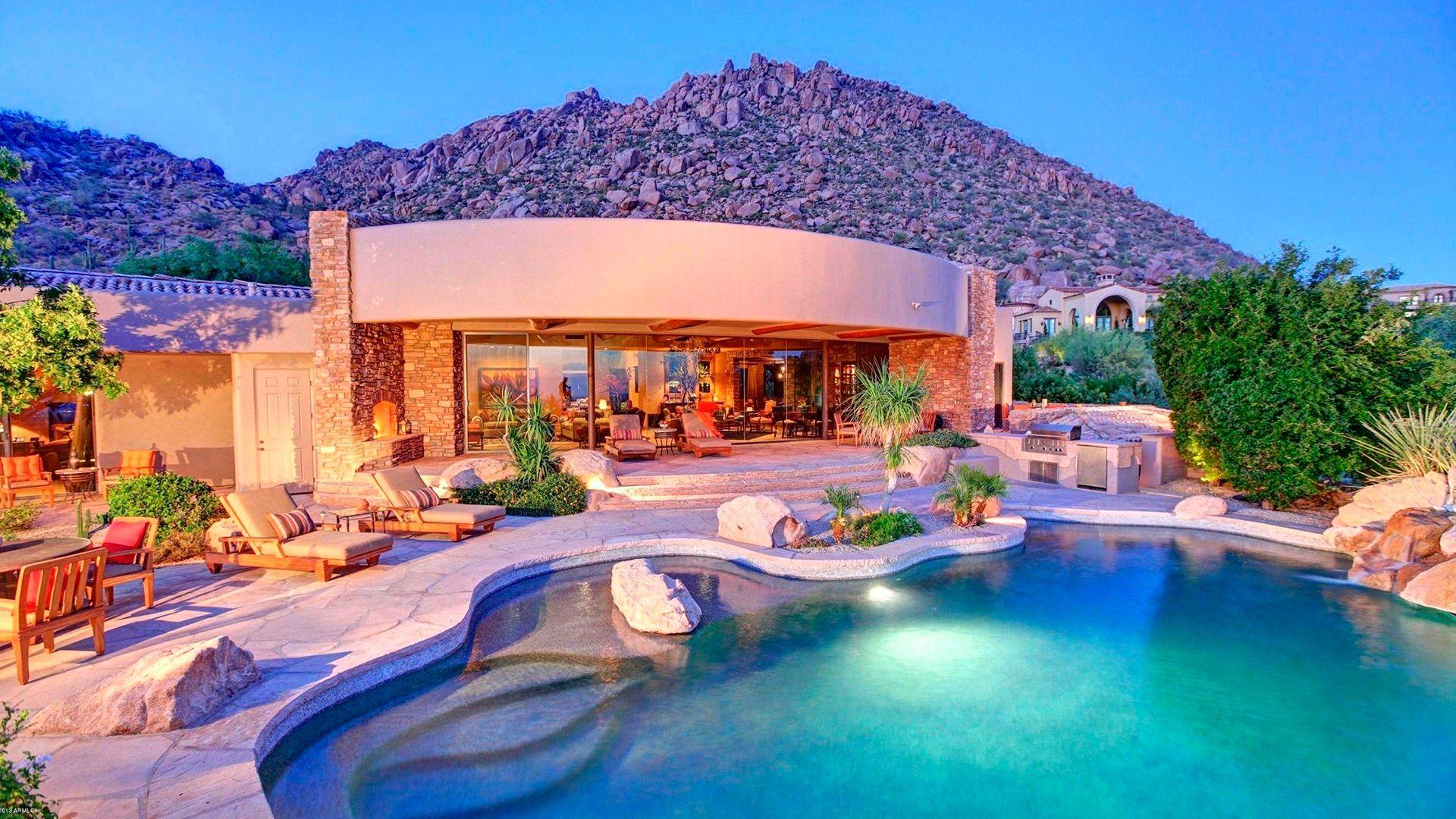 1920x1080 Beautiful luxury home in Europe wallpaper