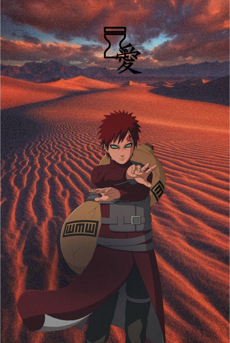 804x1200 Gaara ❤️. Графические проекты, Анимационные зарисовки, Рисунки