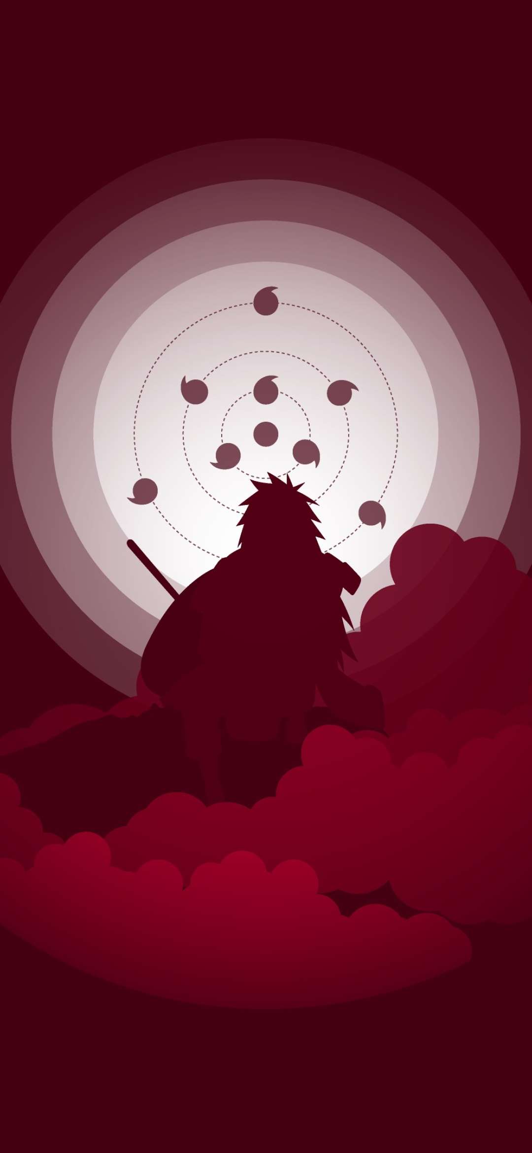 Hình nền 1080x2340 Android Uchiha Madara