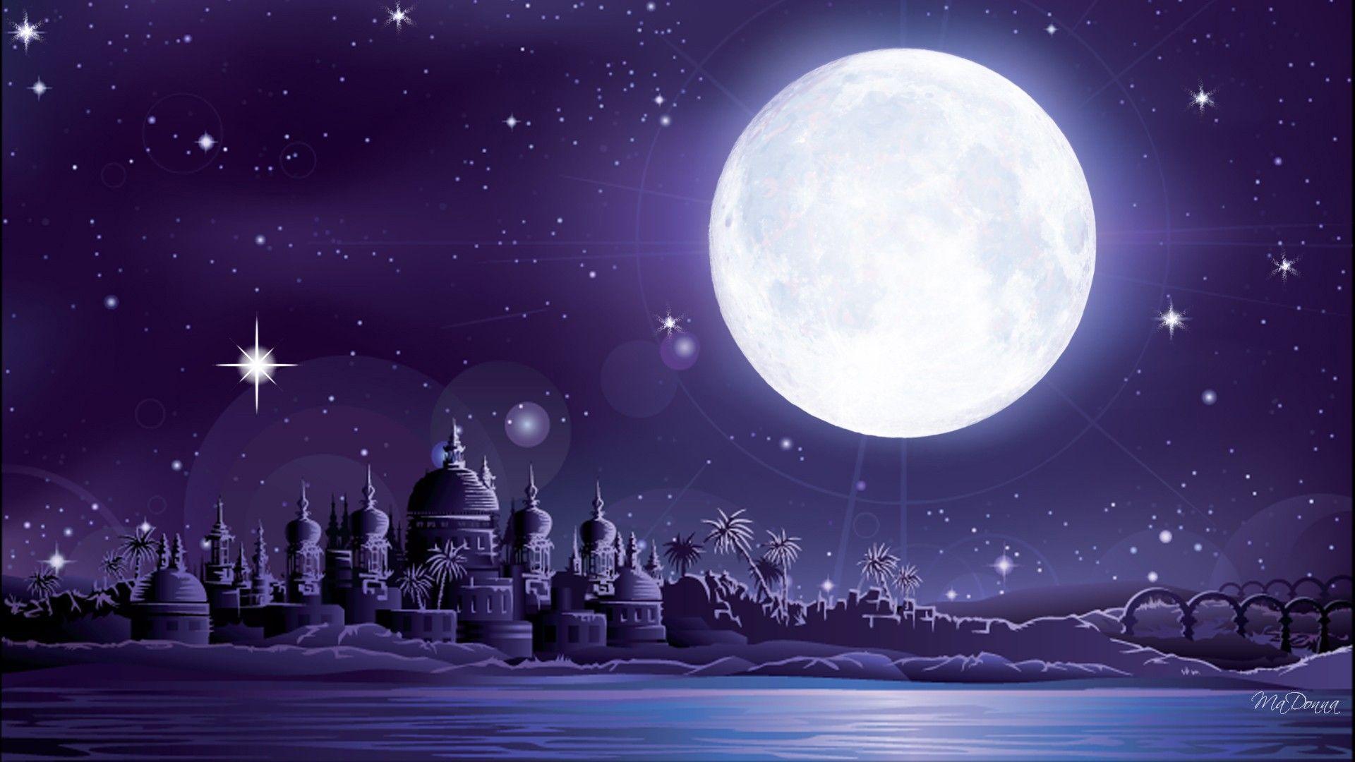 1920x1080 East Tag wallpaper: Lunar Veil Space Cloud Triplerubik Storm Sky