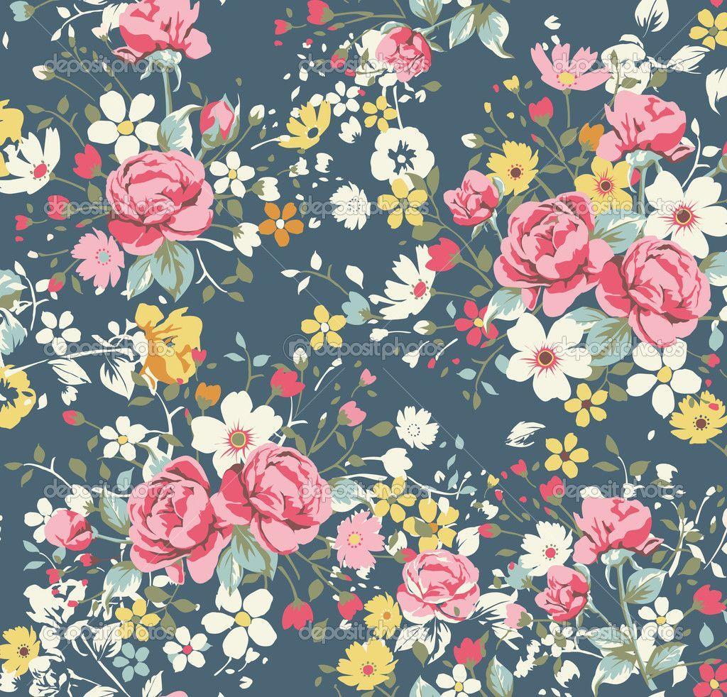 1024x982 Printable Vintage Wallpaper. Vintage flowers wallpaper, Floral print wallpaper, Vintage floral pattern wallpaper