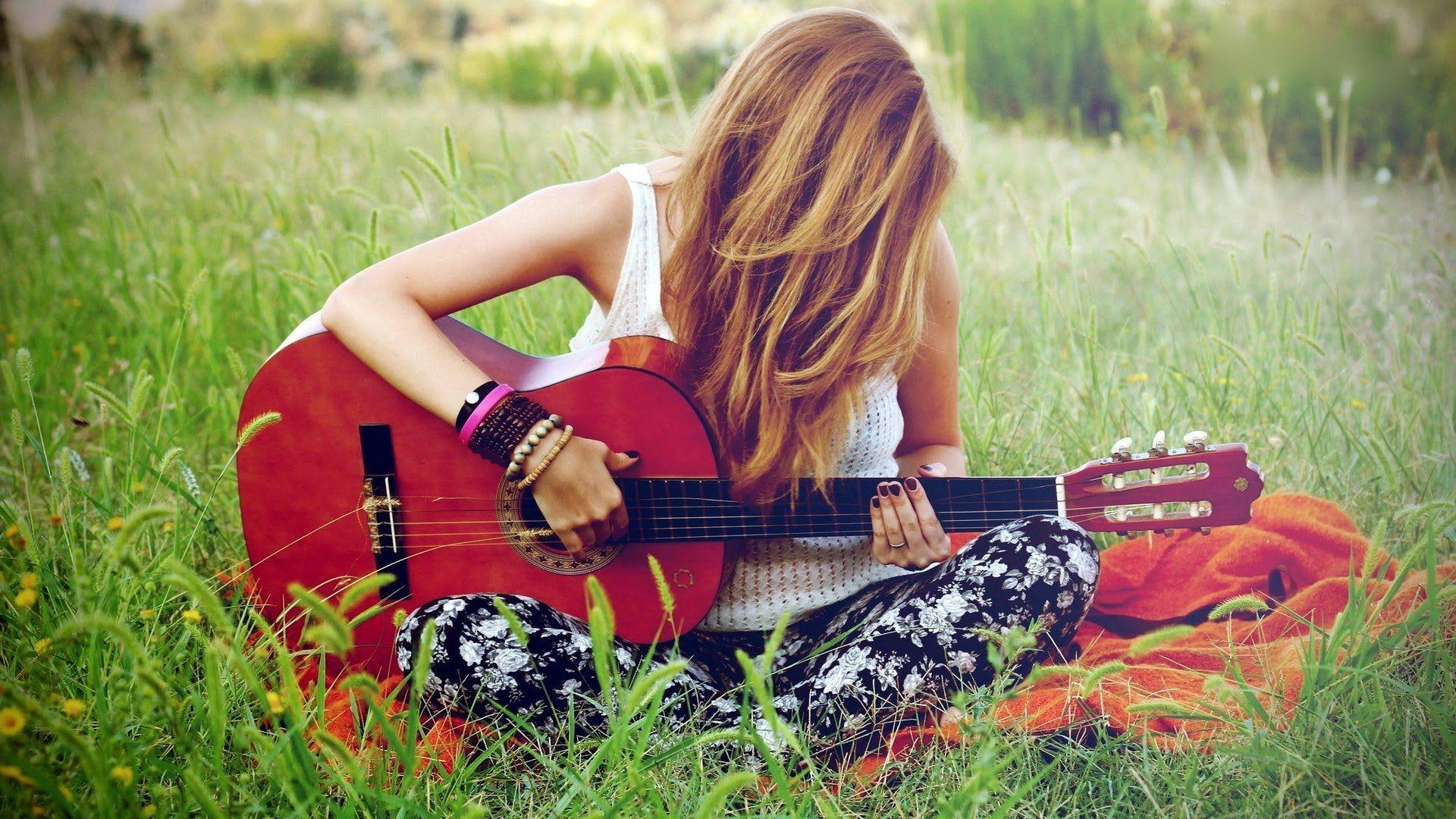 1920x1080 R&B Love Instrumental Beat Moment. Guitar, Music wallpaper, Guitar girl