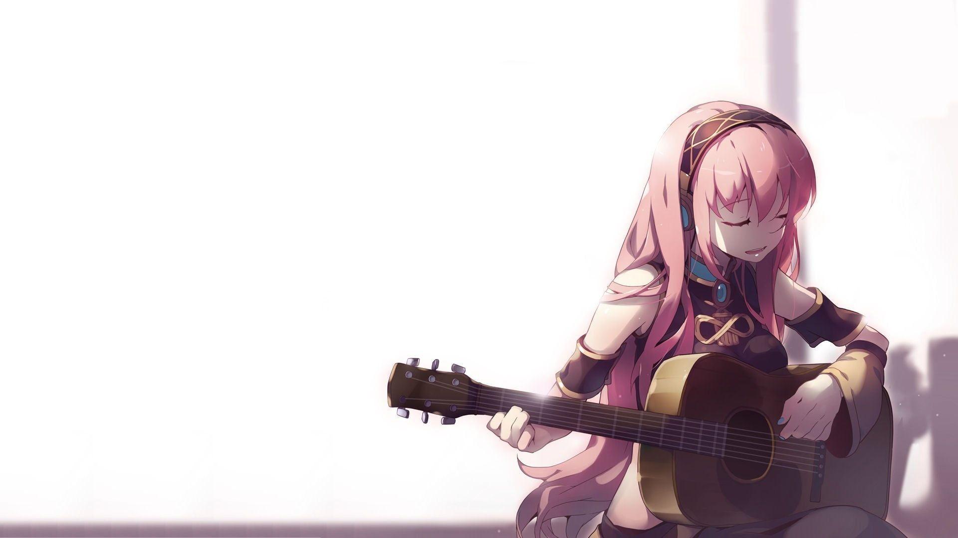 1920x1080 Anime Girls With Guitar HD Wallpaper