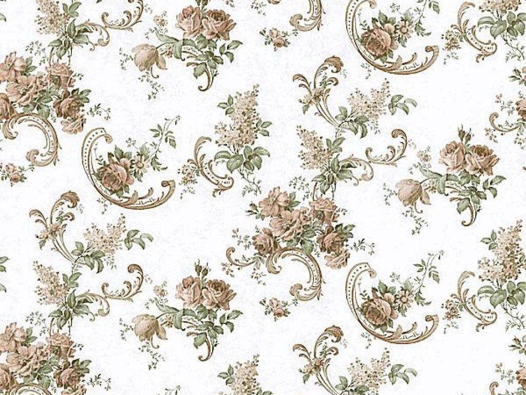 1024x768 Antique Floral Wallpaper Desktop Background Desktop Background