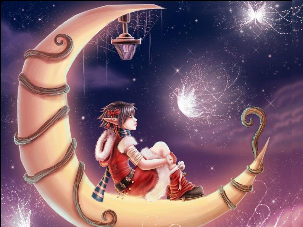 1024x768 Wallpaper Protef: Christmas Fairy Wallpaper