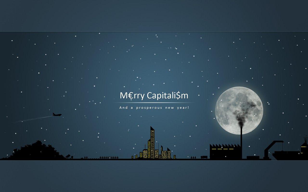 1280x800 #humor, #digital art, #quote, #typography, #Christmas, #Moon, wallpaper