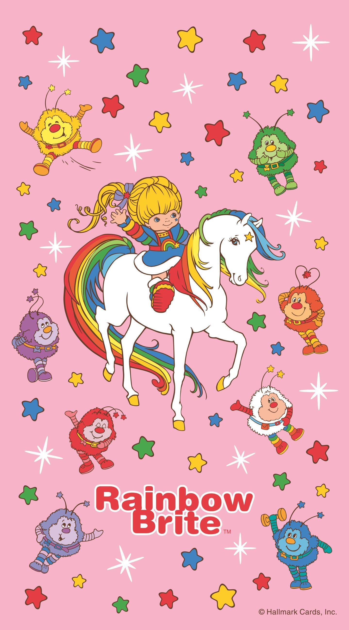 1438x2592 Adorable Rainbow Brite phone wallpaper. Rainbow brite, Rainbow, Hallmark cards