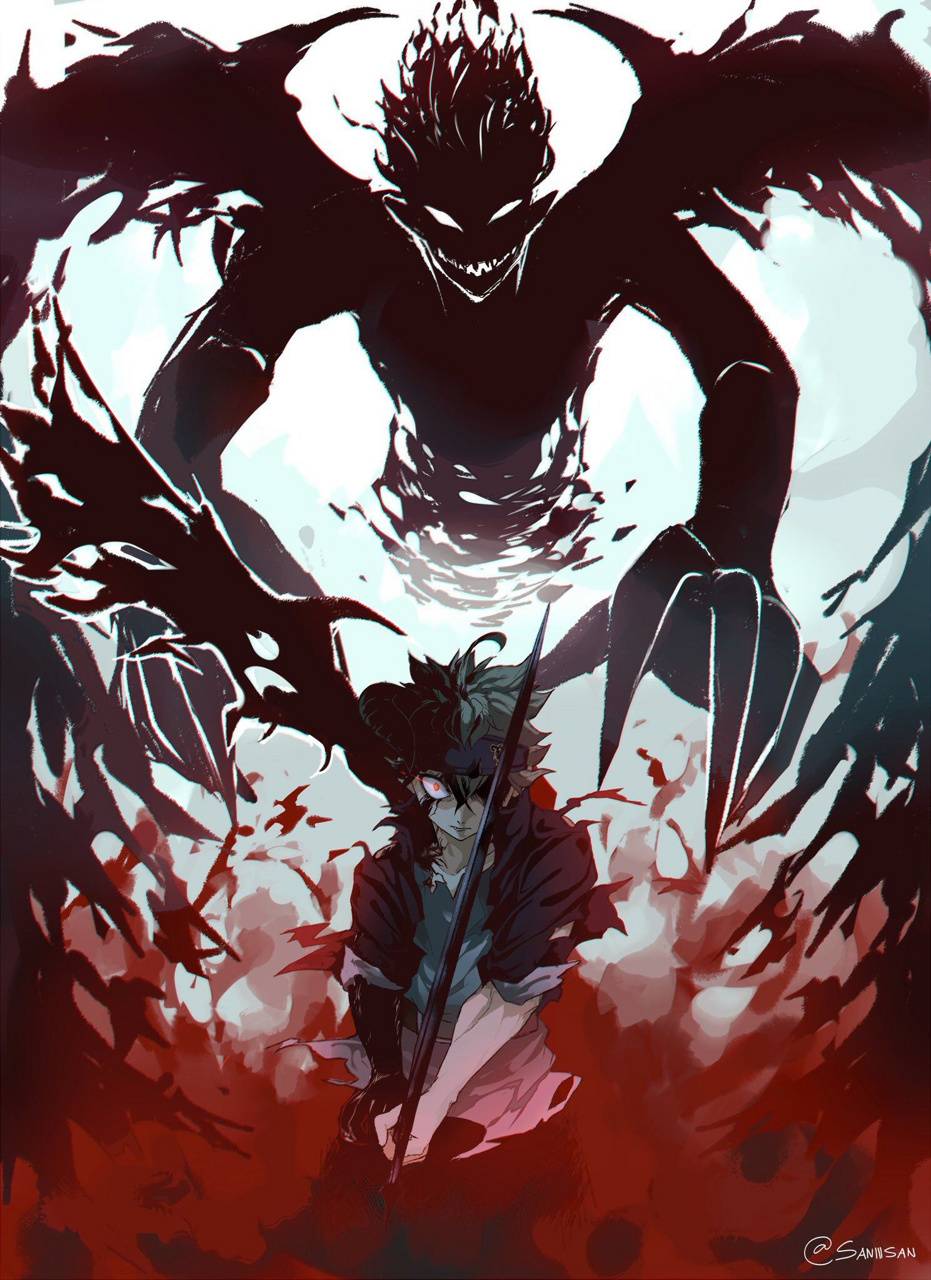 931x1280 Asta Demon Wallpaper