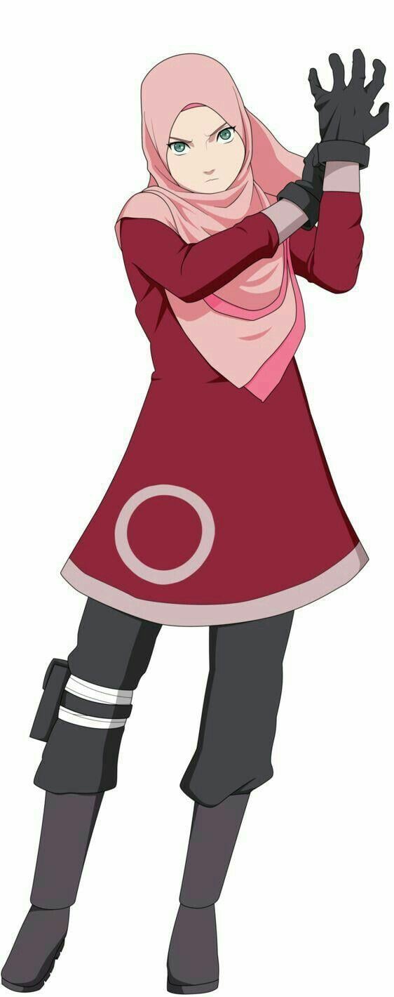 87 Gambar Anime Hijab Lucu Terlihat Keren
