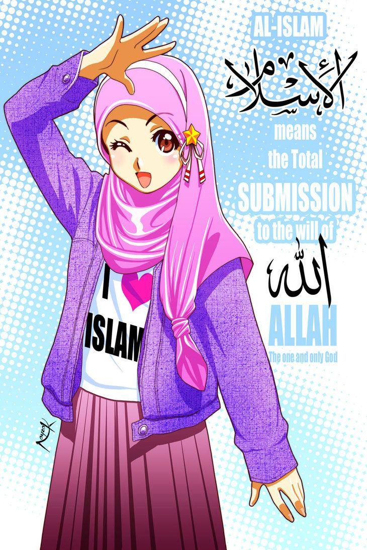 730x1095 Kartun Muslimah Tertawa