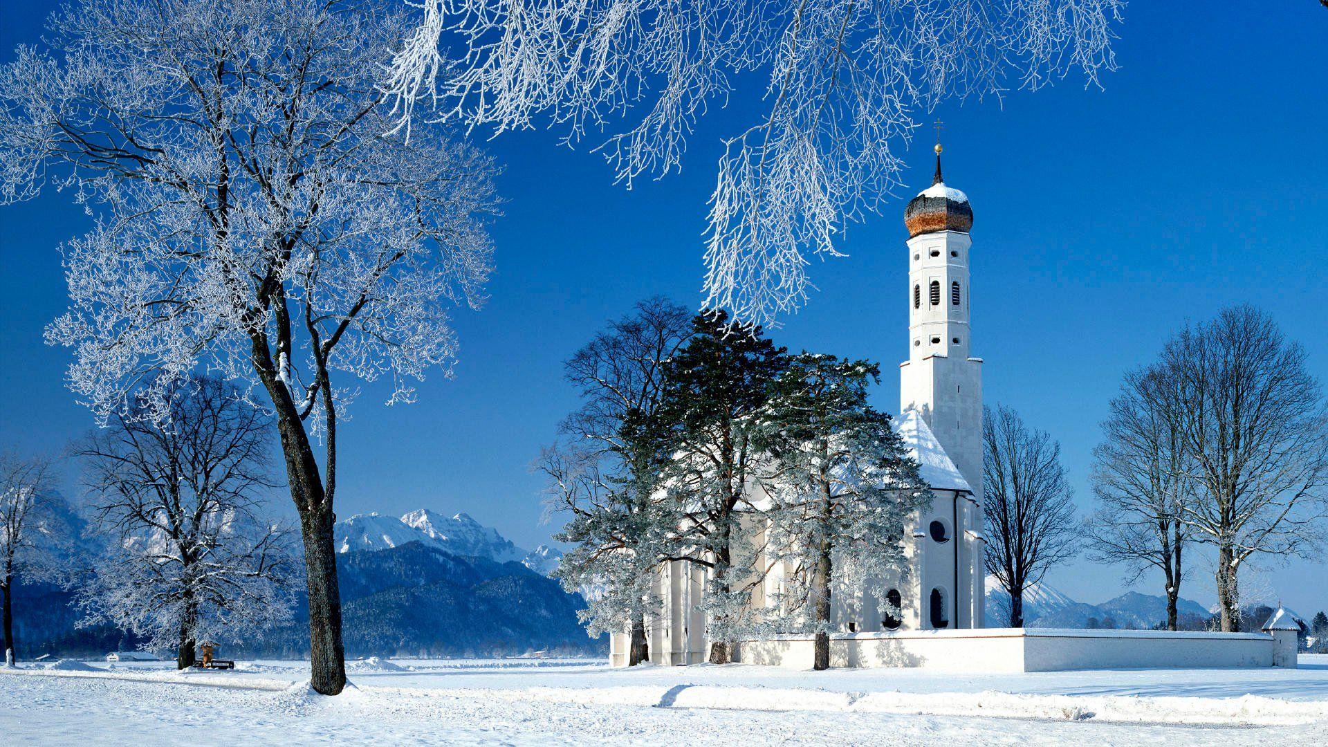 1920x1080 Free download Winter Church wallpaper [1920x1080] for your Desktop, Mobile & Tablet. Explore Winter Picture For Wallpaper. Winter Snow Picture Wallpaper, Winter Image Free Wallpaper, Beautiful Winter Picture for Wallpaper