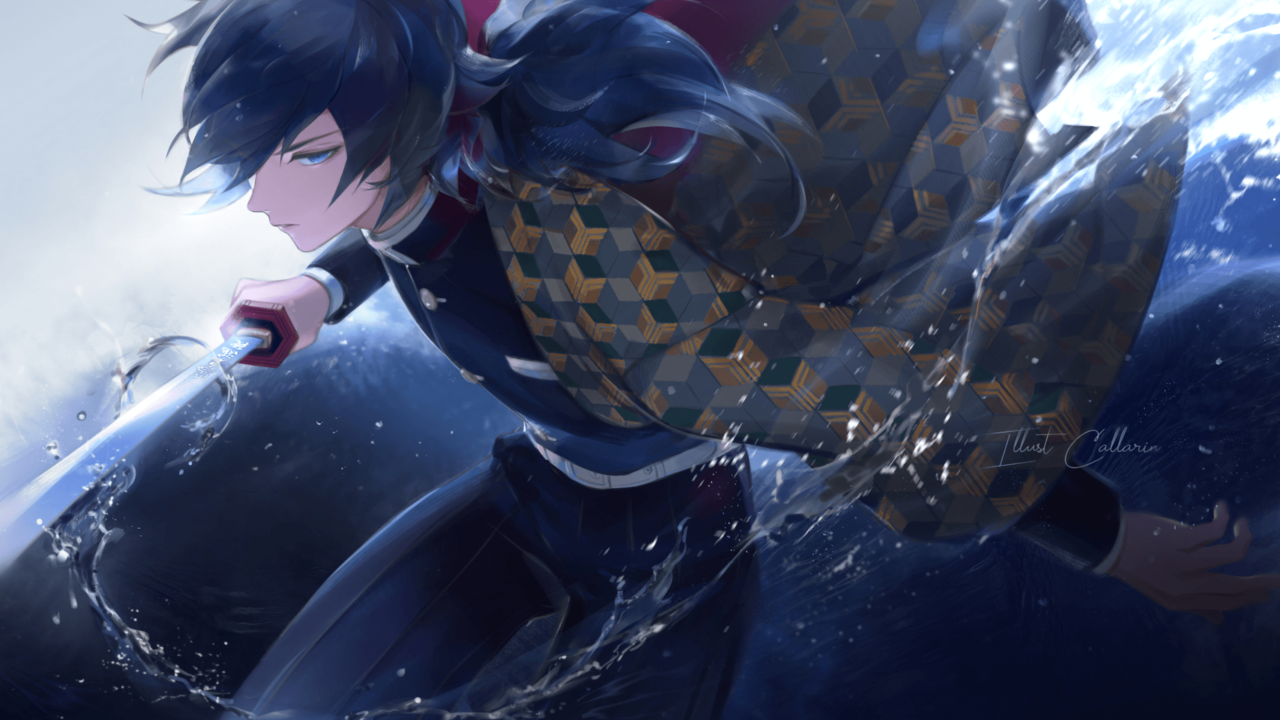 2560x1440 Demon Slayer HD Desktop Wallpaper