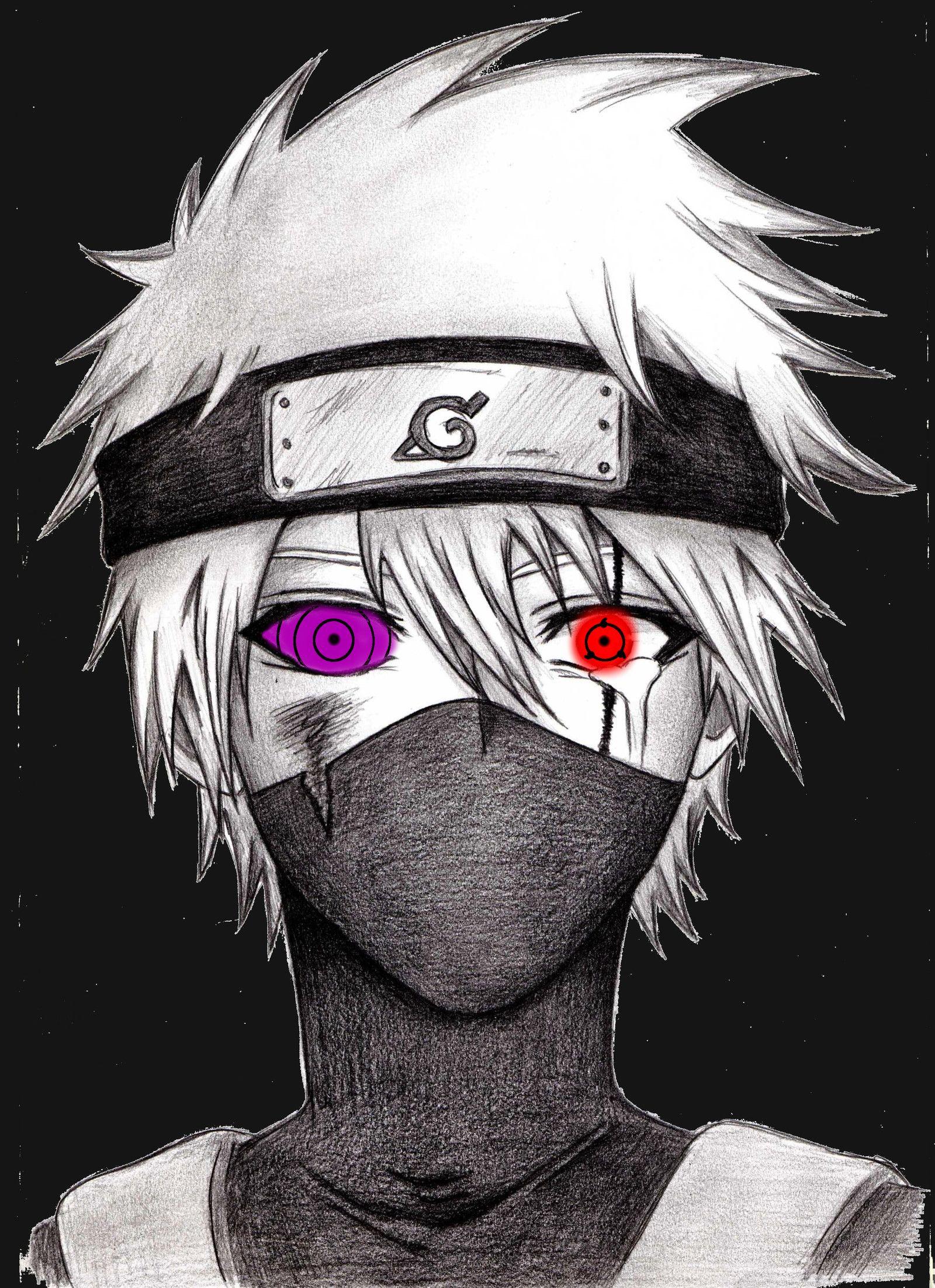 1600x2202 Kakashi Sharingan Wallpaper