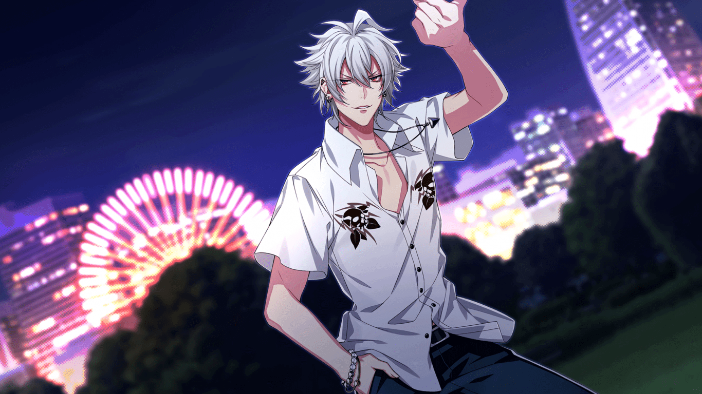 1366x768 Download 1366x768 Aohitsugi Samatoki, Hypnosis Mic Division Rap Battle, Mad Trigger Crew Wallpaper for Laptop, Notebook