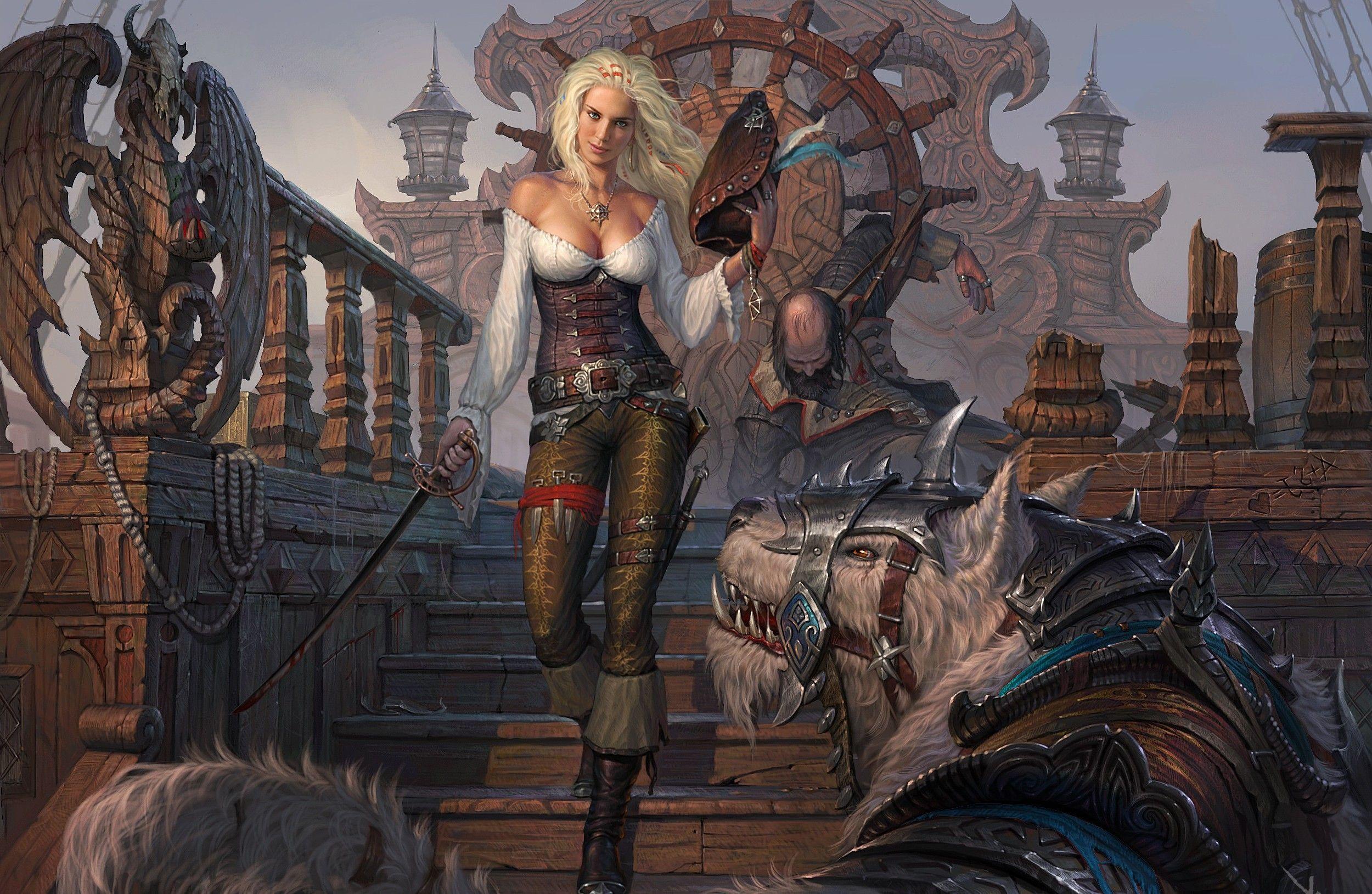 2500x1629 artwork, Fantasy Art, Magic: The Gathering, Liliana Vess Wallpaper HD / Desktop and Mobile Background