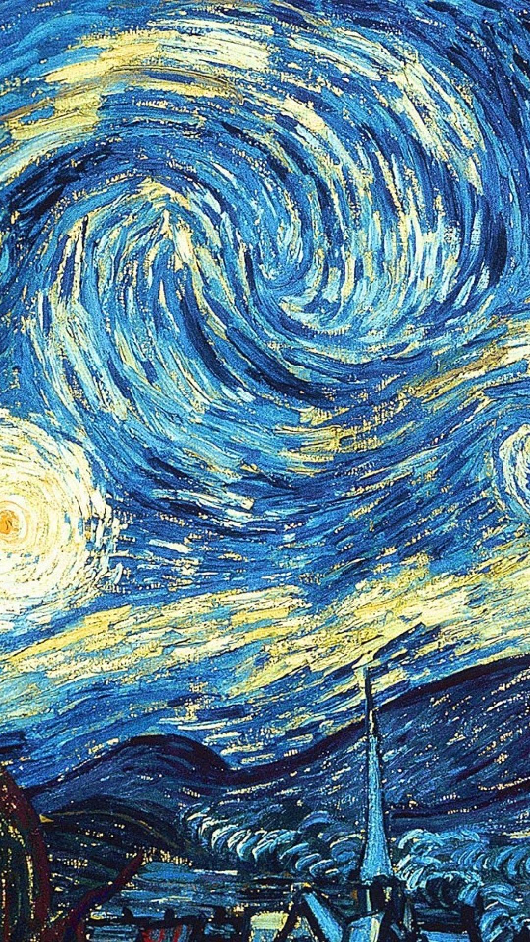 1080x1920 A3 Starry Night Wallpaper