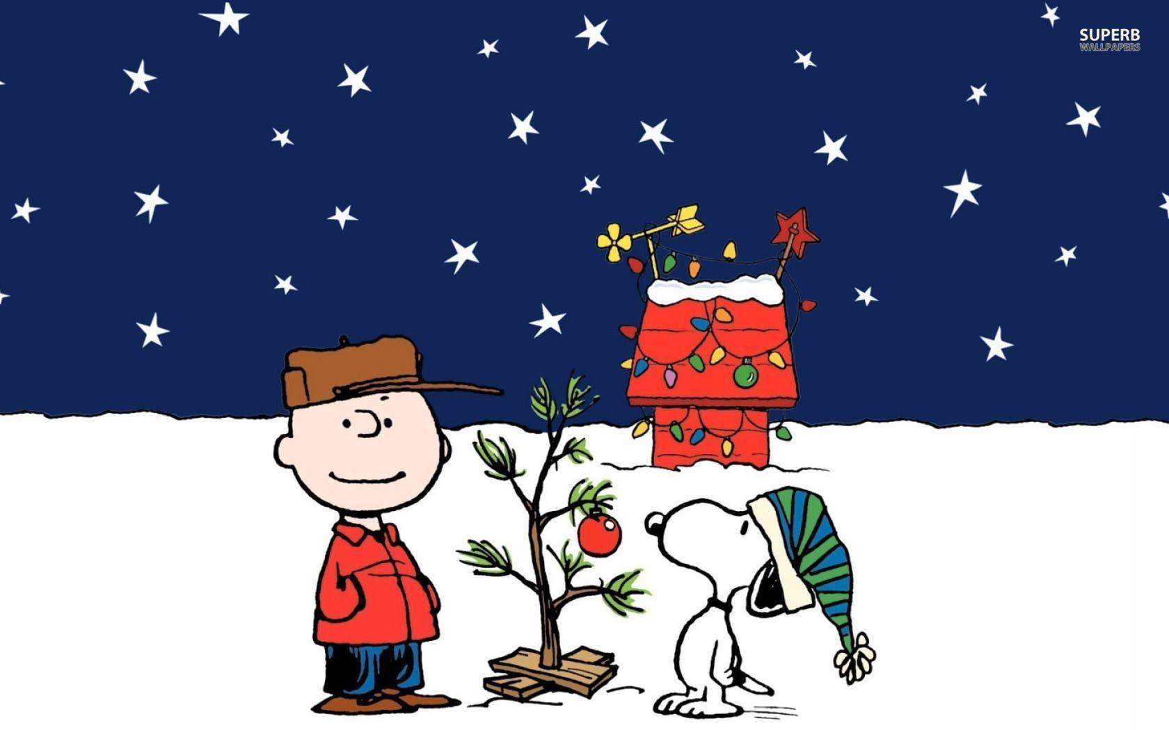 1680x1050 Charlie Brown Christmas Desktop Wallpaper