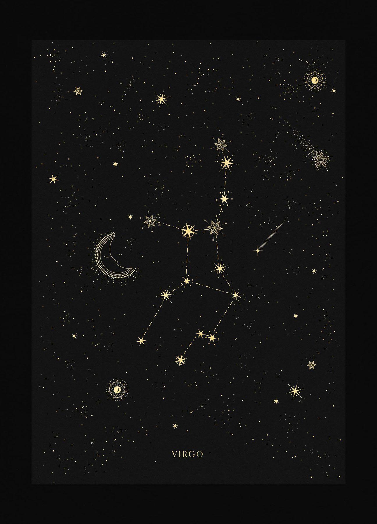 1296x1799 Virgo Constellation. Virgo constellation tattoo, Virgo constellation, Virgo art