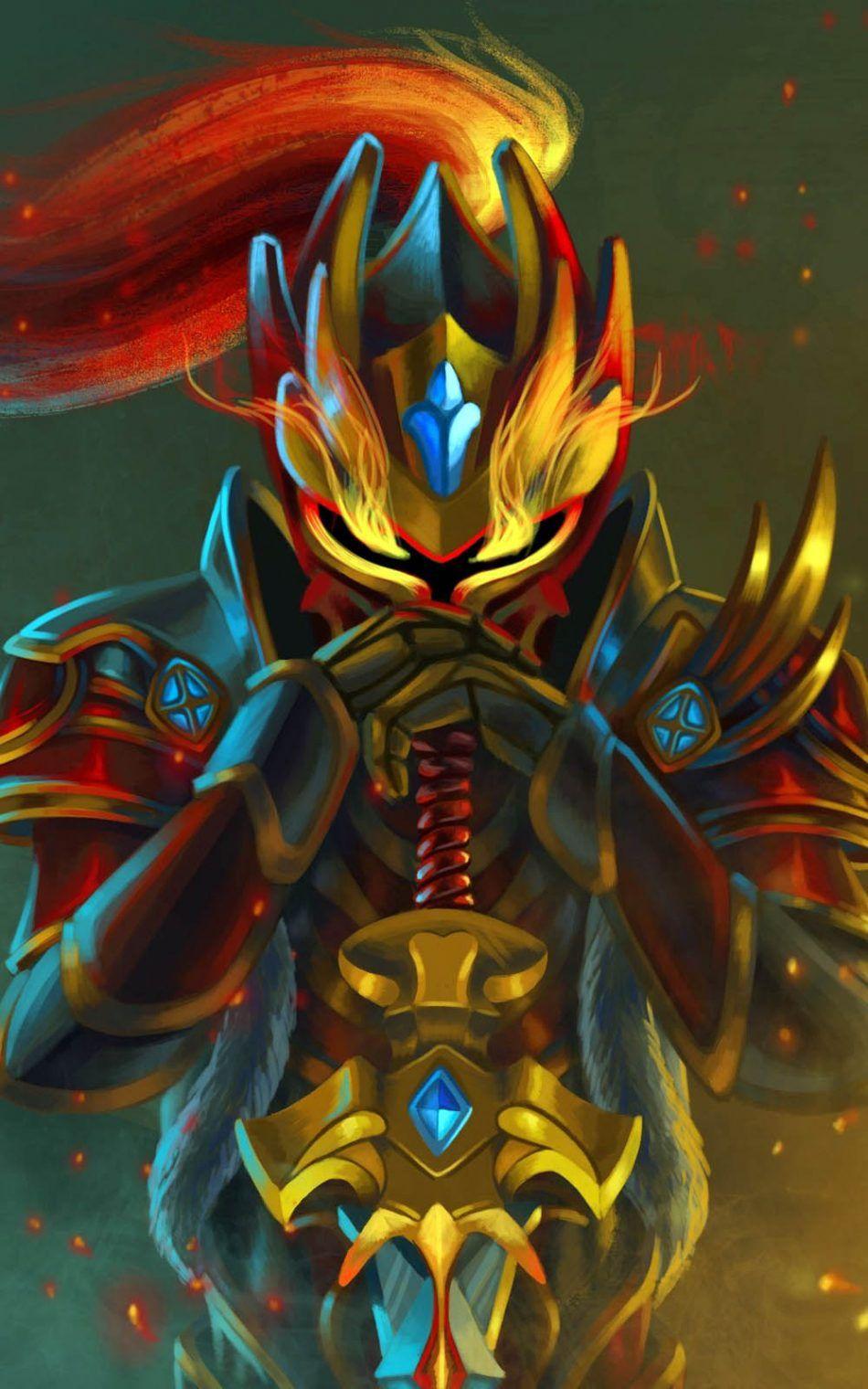 950x1520 Dragon Knight Dota 2 4K Ultra HD Mobile Wallpaper