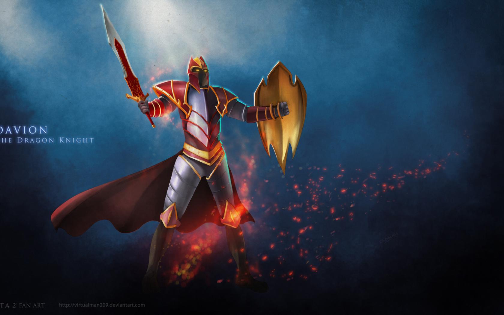 1680x1050 davion, the dragon knight, dota 2 1680x1050 Resolution Wallpaper, HD Games 4K Wallpaper, Image, Photo and Background