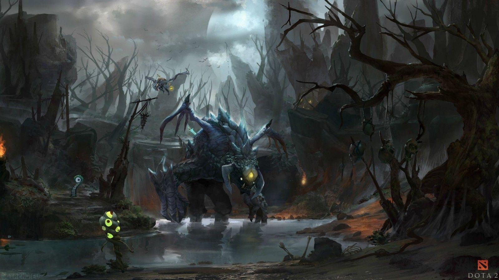 1600x900 #Dota #Ursa, #fantasy art wallpaper