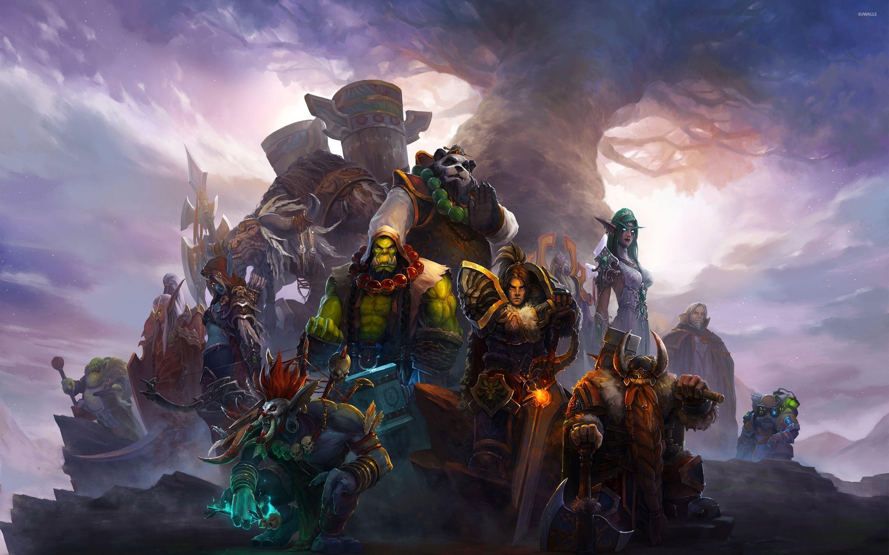 2880x1800 World of Warcraft warriors wallpaper wallpaper