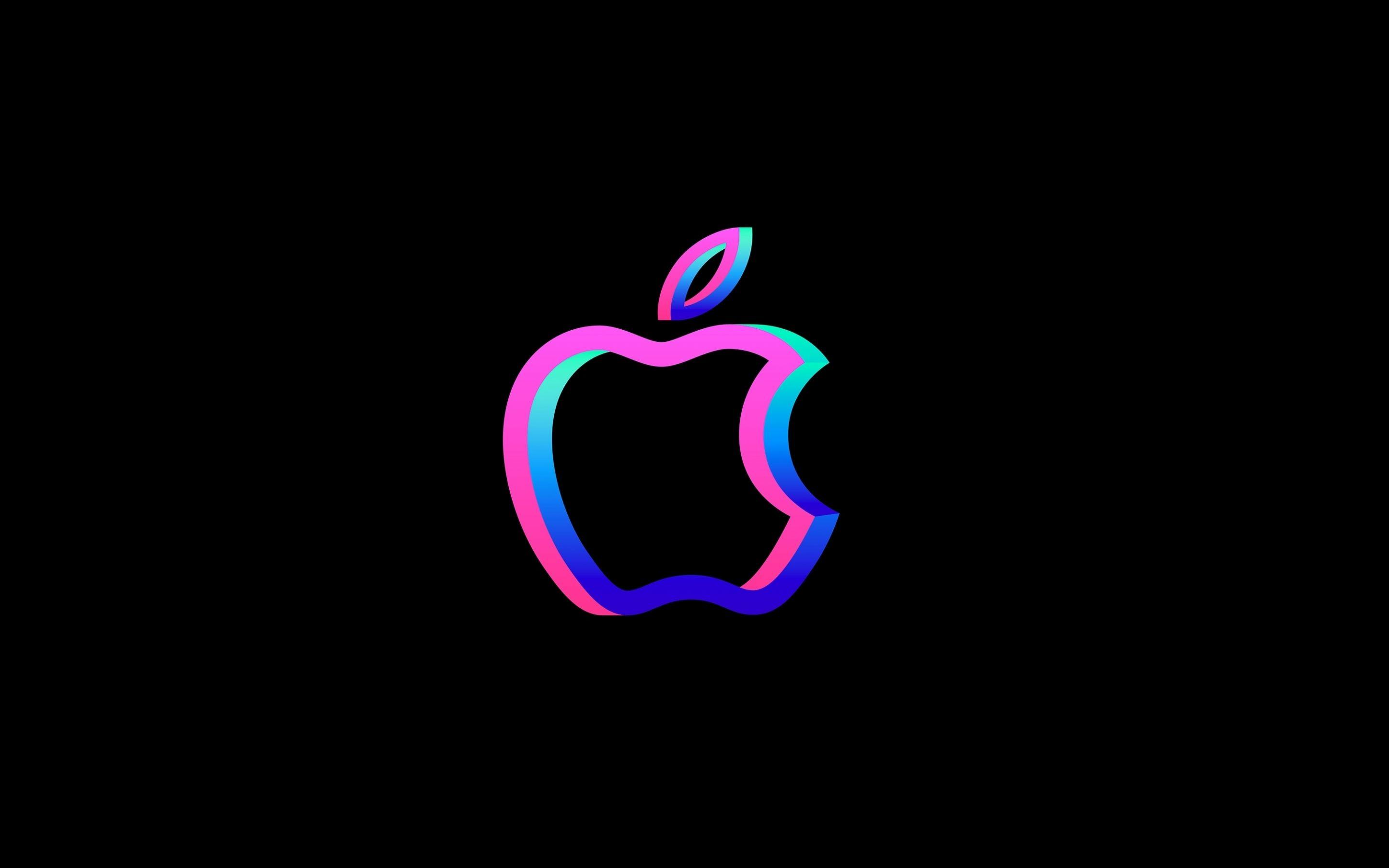 2880x1800 Download 2880x1800 wallpaper apple logo, amoled, mac pro retaia image, background, 24863