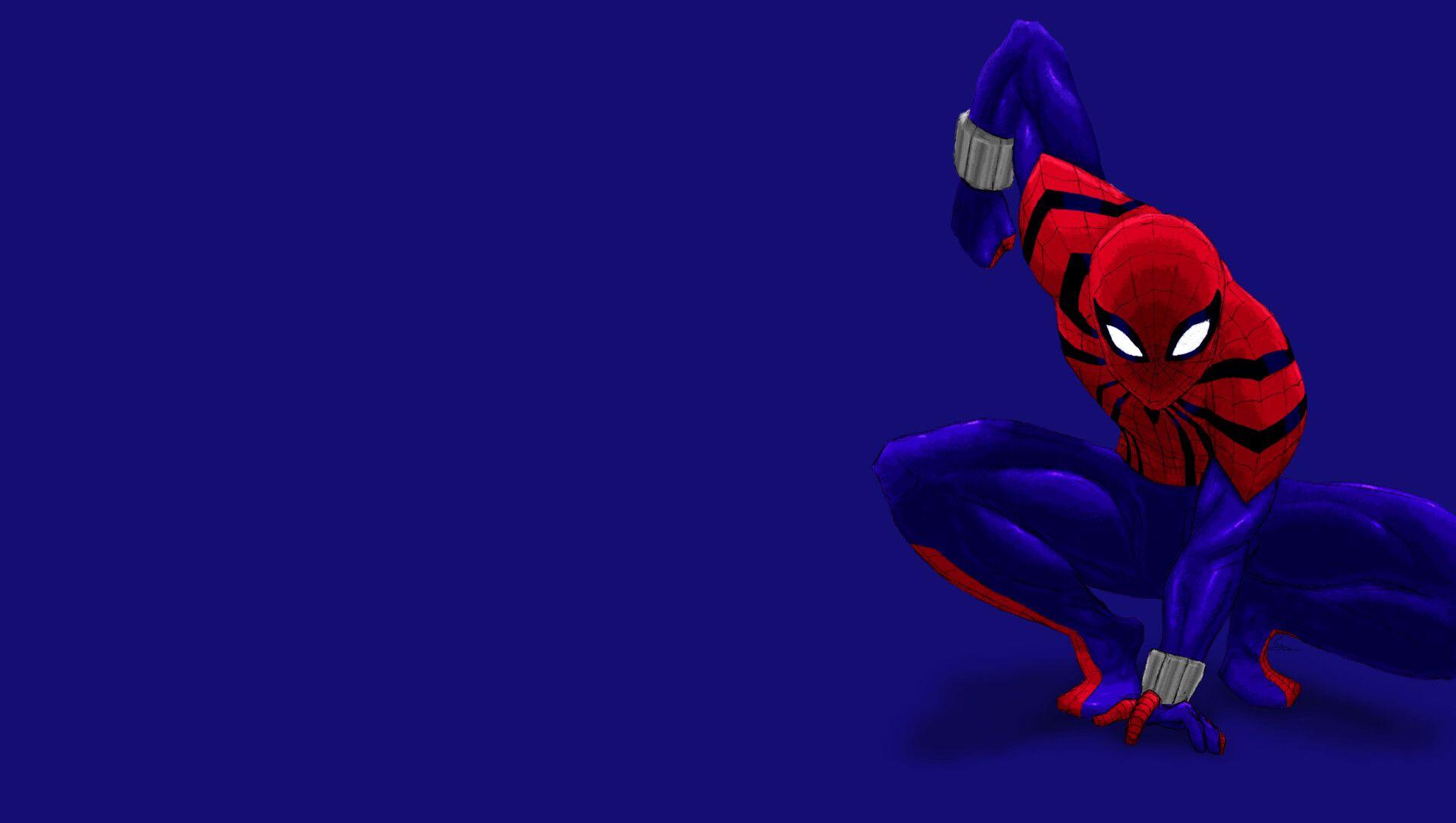 Blue Spiderman Wallpaper  Download to your mobile from PHONEKY