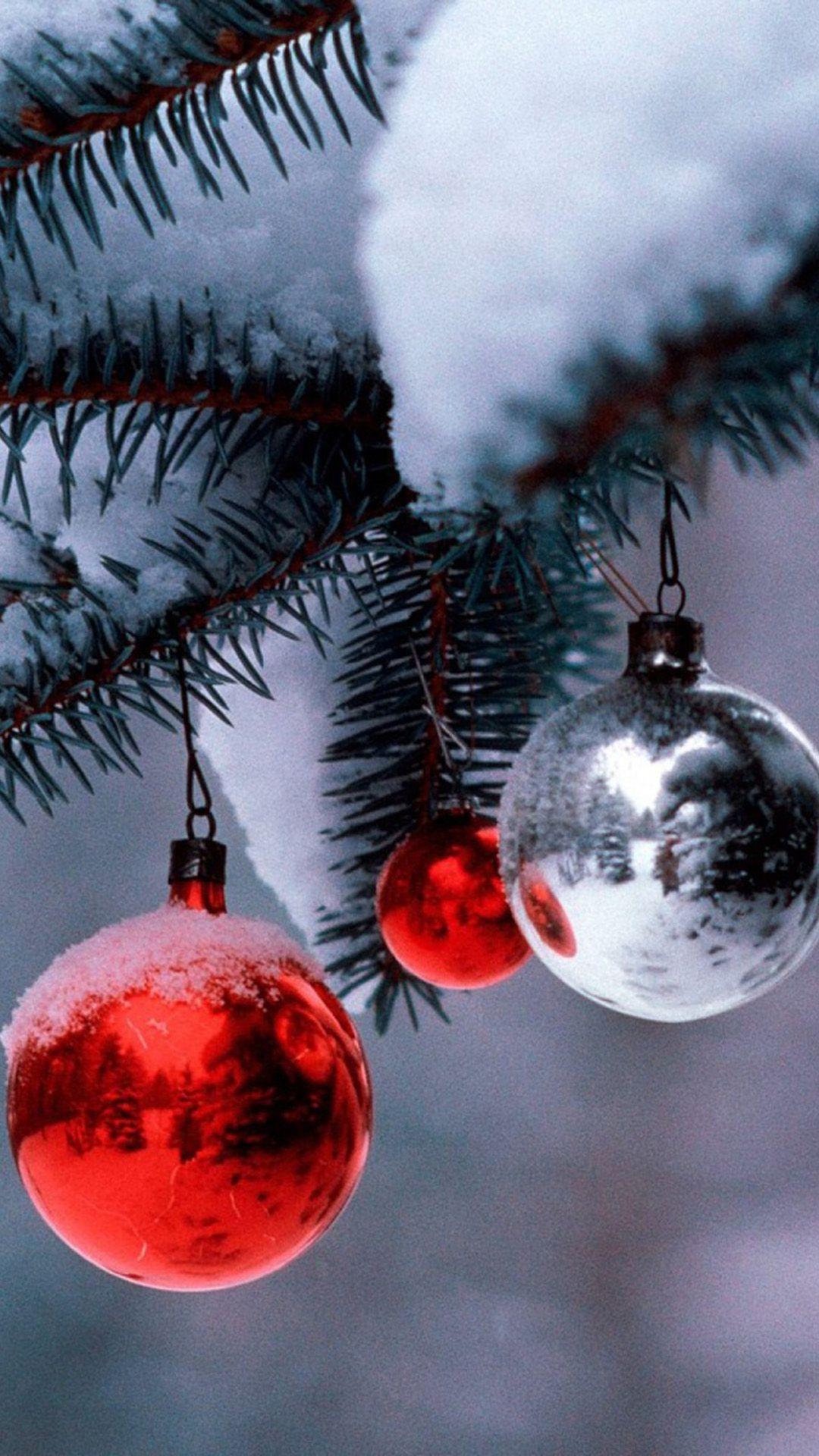 1080x1920 Christmas Snow Wallpaper HD Wallpaper