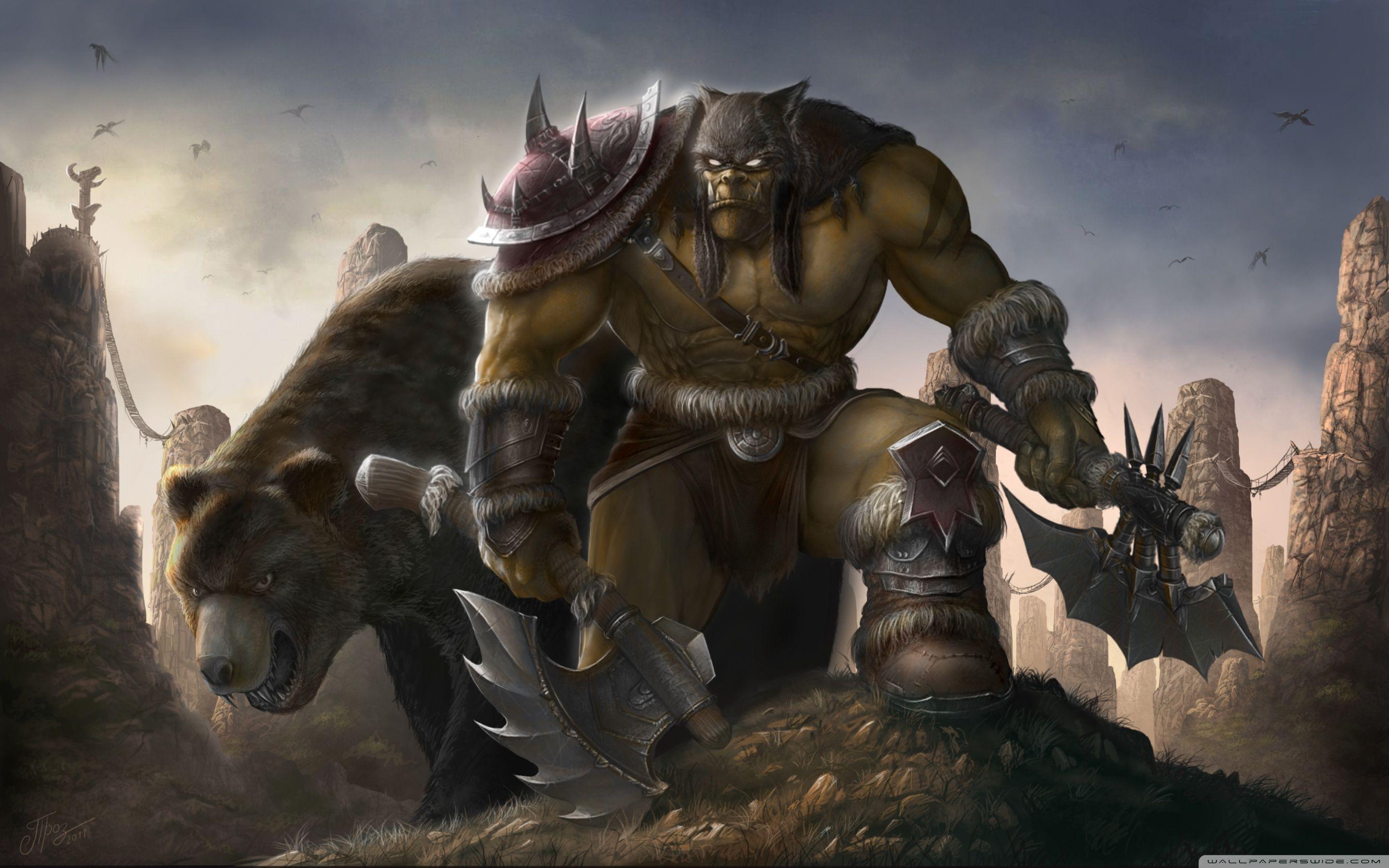2880x1800 Warcraft Rexxar Ultra HD Desktop Background Wallpaper for 4K UHD TV : Tablet