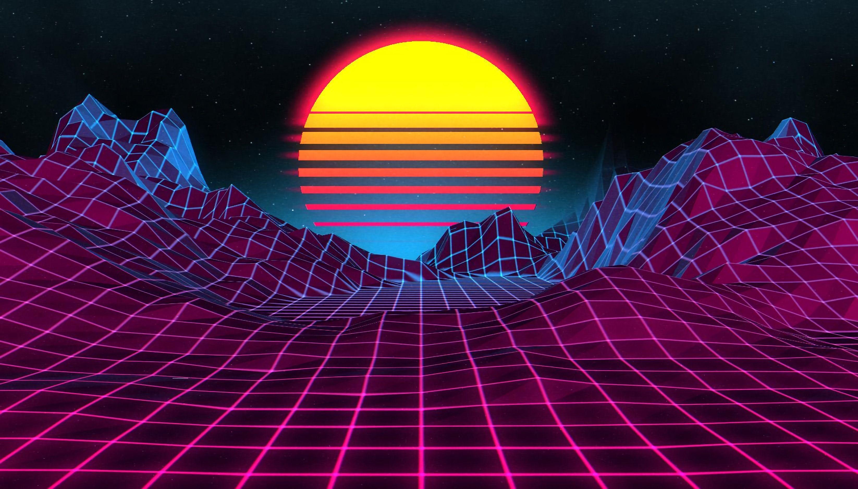 3292x1876 Retro Wallpaper HD HD Wallpaper