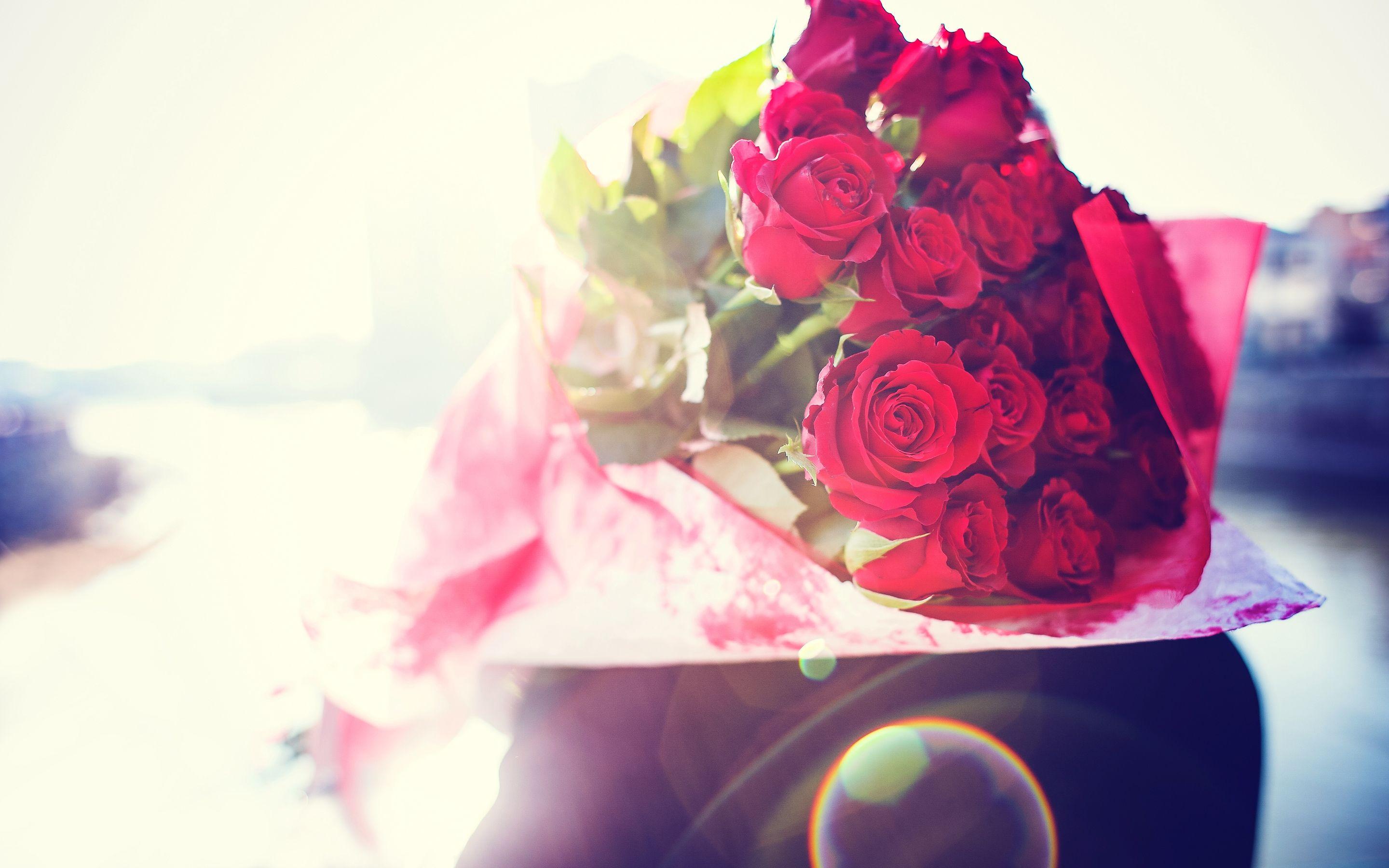 2880x1800 Roses Bouquet HD wallpaper