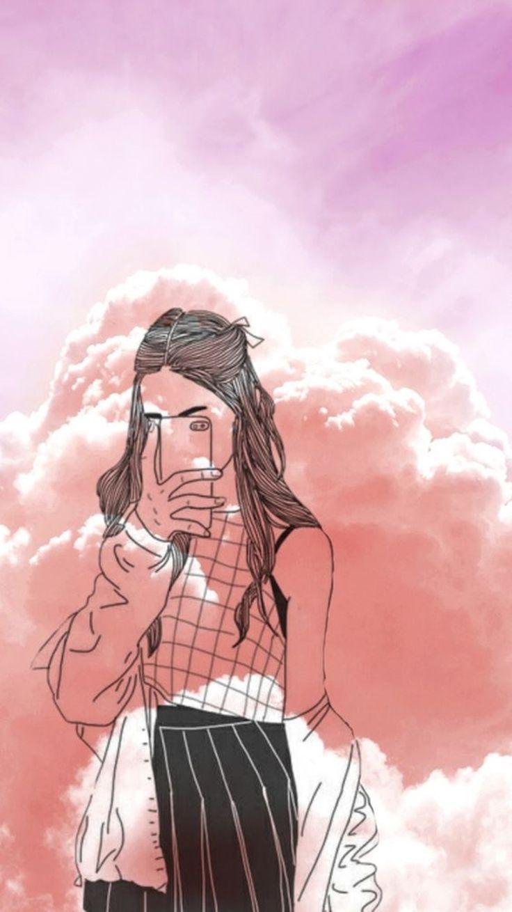 736x1310 Magical Space Aesthetic Art Wallpaper