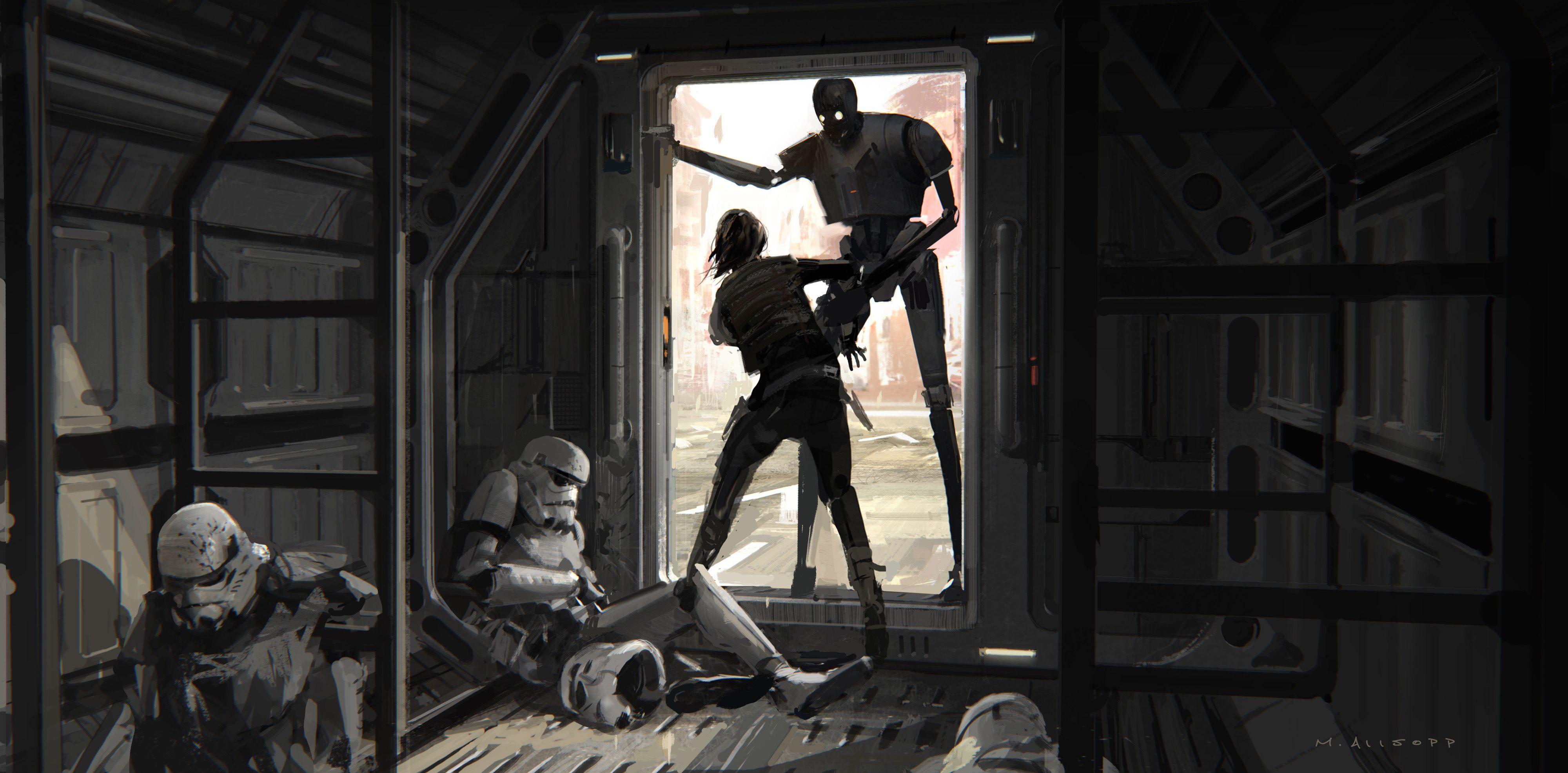 4000x1972 Stormtrooper Screensaver