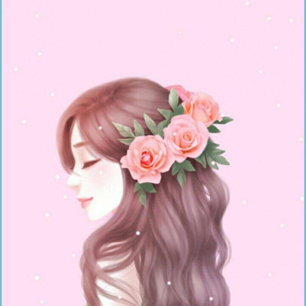 1024x1024 Cute Korean Girl Wallpaper FULL HD for Android korean wallpaper